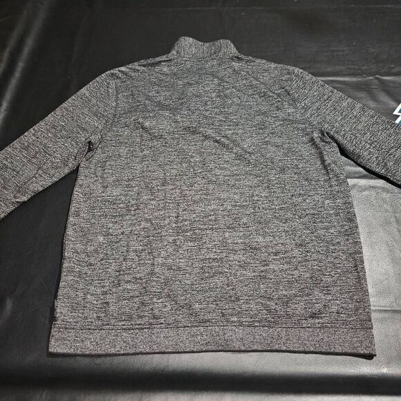 Ted‎ Baker Mens Heathered Black 1/4 Zip Pullover Sweater 6 2XL - Picture 2 of 4